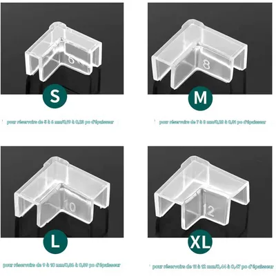 ZooVenture Lot de 4 protecteurs de bords pour aquarium