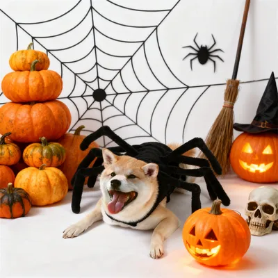 IntiMeg Halloween-Spinnenkostüm für Hunde und Katzen