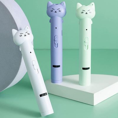 IntiMeg Jouet interactif pour chat avec pointeur laser, rechargeable