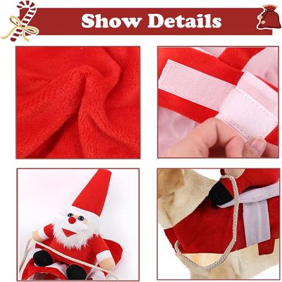 IntiMeg Manteau Père Noël pour chien