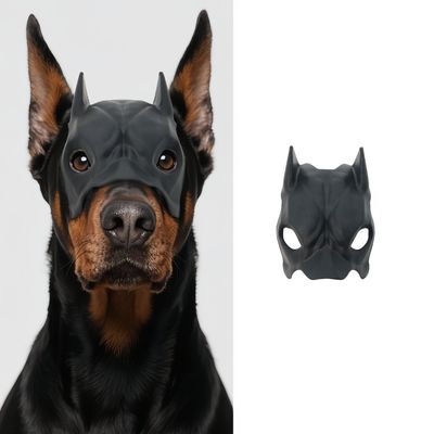 FurryFusion Masque de chien Batman Halloween
