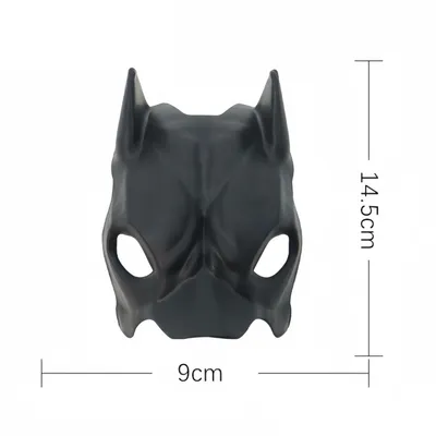 FurryFusion Batman-Hundemaske für Halloween FurryFusion Batman-Hundemaske für Halloween