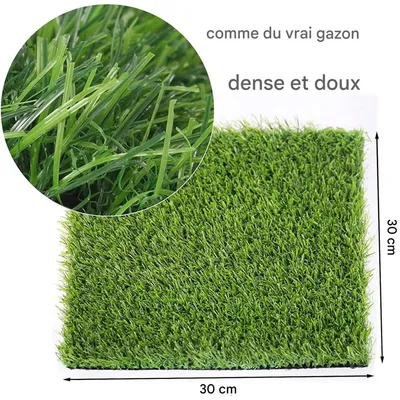 ZooVenture Tapis de gazon artificiel pour nichoirs de poules