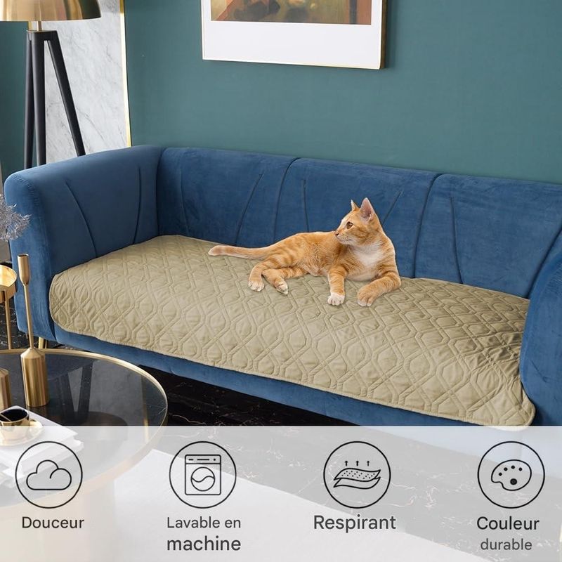 ZooVenture Tapis Couverture pour lit de chien