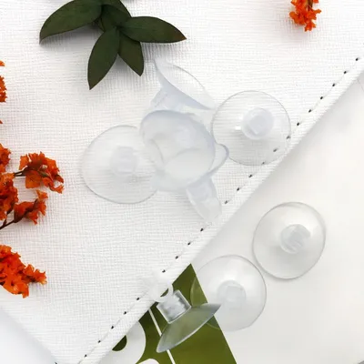 ZooVenture Lot de 50 ventouses transparentes pour aquarium