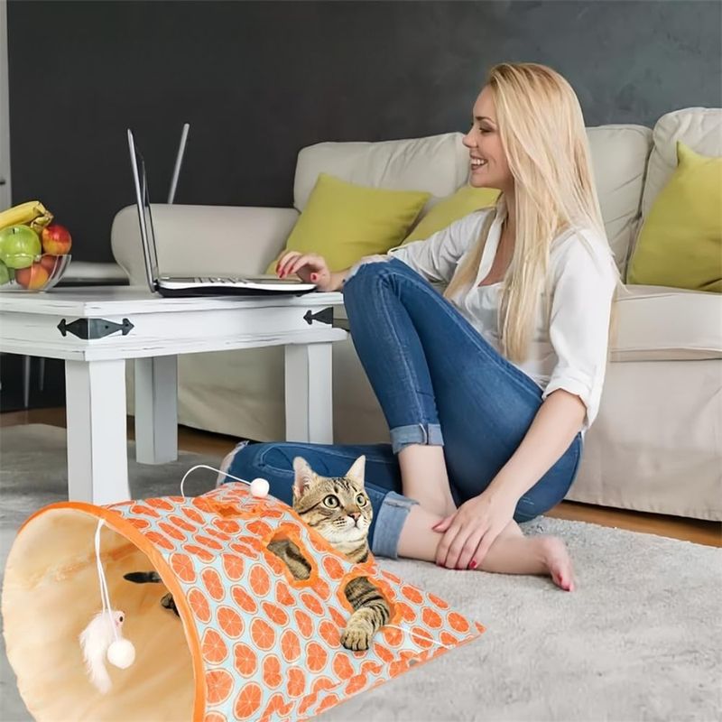 IntiMeg Sac de jeu  de jouets pour chat