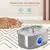 FurryFusion Fontaine à eau automatique pour chat en acier inoxydable