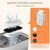 FurryFusion Fontaine à eau automatique pour chat en acier inoxydable