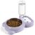 IntiMeg Ensemble de bols d'eau et de nourriture pour chien et chat