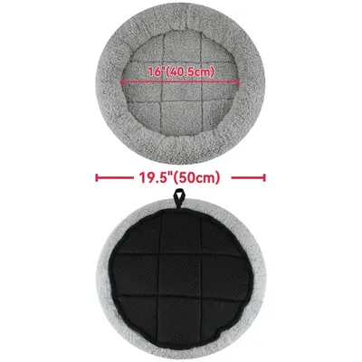 ZooVenture Lit rond pour chats et petits chiens