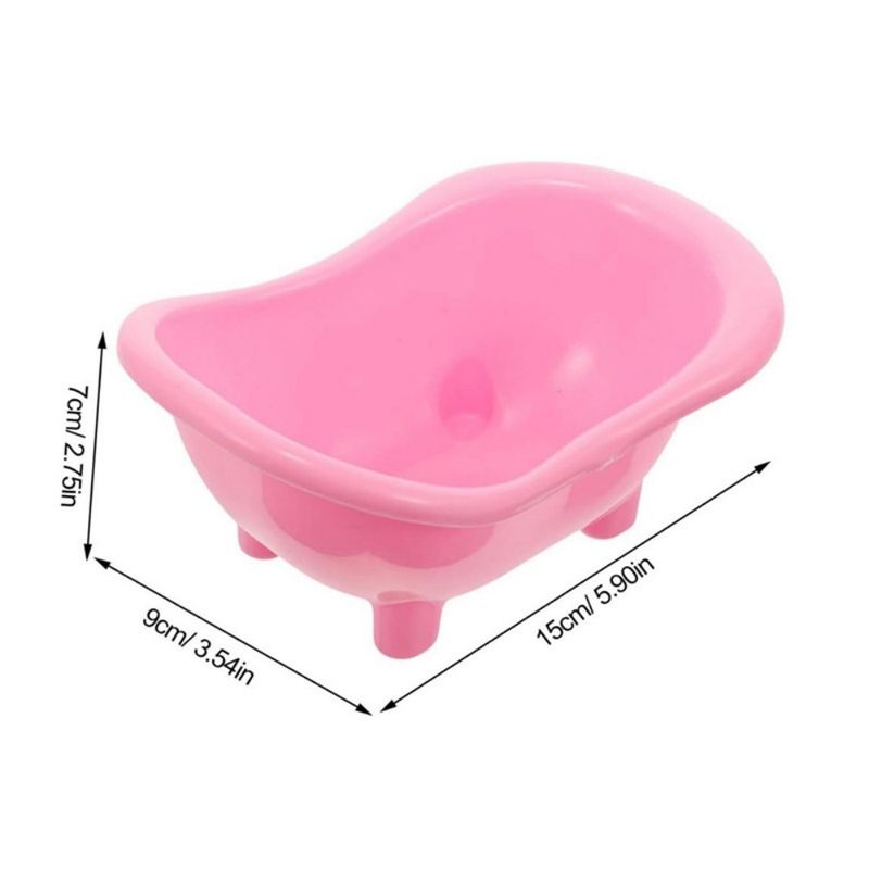 ZooVenture Lot de 2 bacs de bain en plastique pour oiseaux