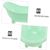 ZooVenture Lot de 2 bacs de bain en plastique pour oiseaux