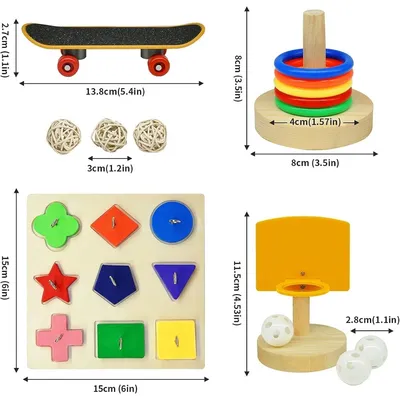 ZooVenture Lot de jouets de formation pour oiseaux