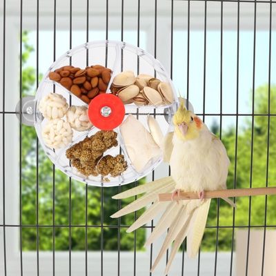ZooVenture Jouet rotatif de recherche de nourriture pour oiseaux