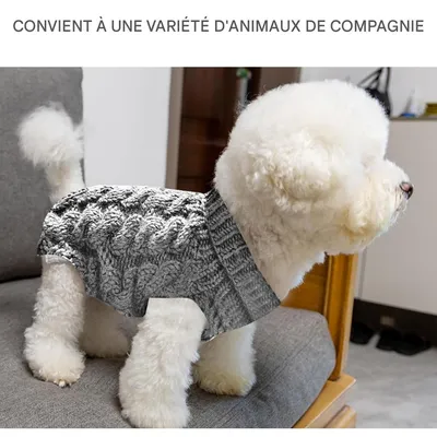 IntiMeg Gestrickter Wollmantel für Hunde IntiMeg Gestrickter Wollmantel für Hunde