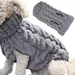 IntiMeg Gestrickter Wollmantel für Hunde