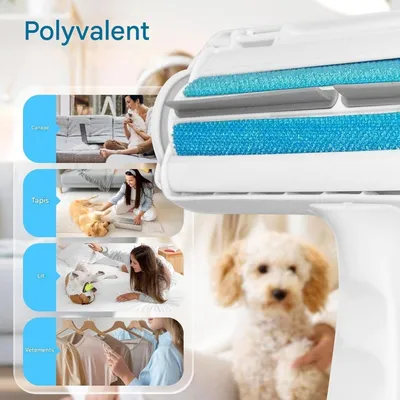 ZooVenture Brosse anti poils pour chats et chiens