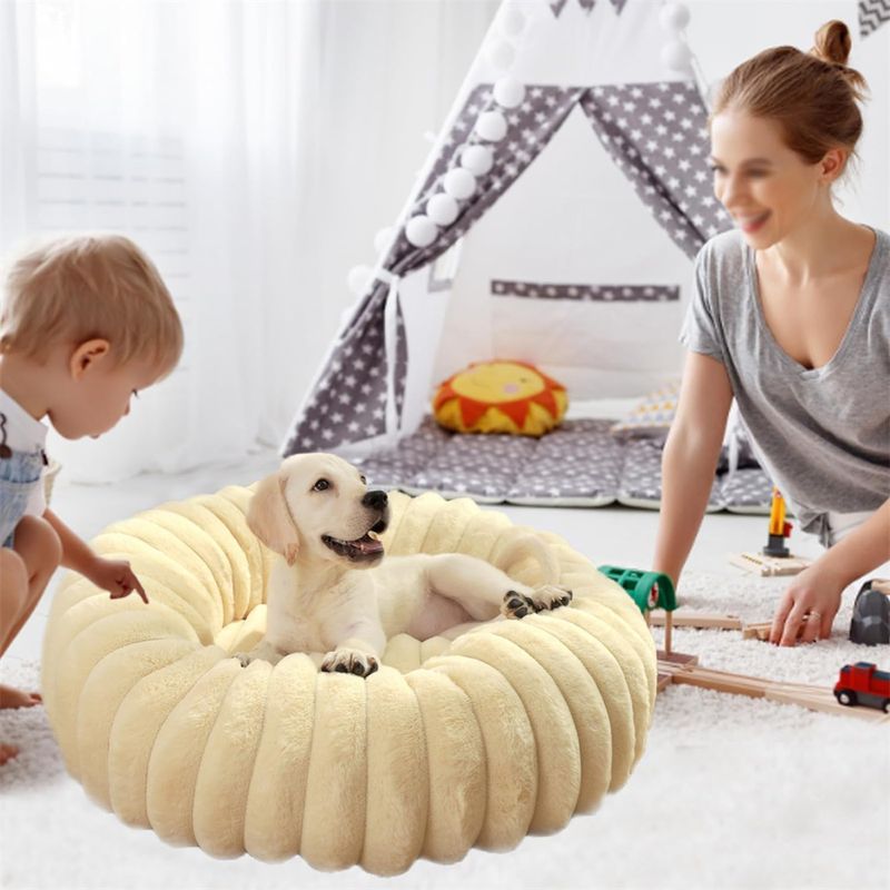 IntiMeg Lit en forme de donut pour chien et chat