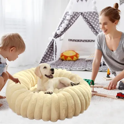 IntiMeg Lit en forme de donut pour chien et chat