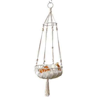 ZooVenture Hamac Lit Macramé pour chats