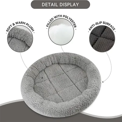 IntiMeg Lit rond pour chat et petit chien