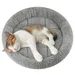 IntiMeg Rundes Bett für Katzen und kleine Hunde