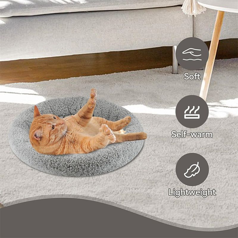 IntiMeg Lit rond pour chat et petit chien