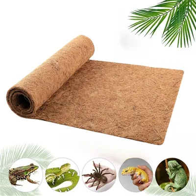 IntiMeg Tapis pour reptiles en fibres de coco