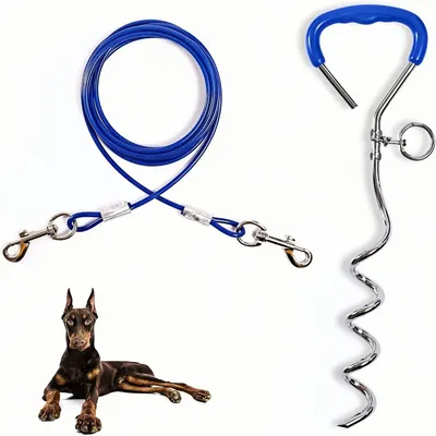 ZooVenture Piquet et chaîne pour chiens ZooVenture Piquet et chaîne pour chiens