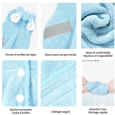 FurryFusion Peignoir pour chien