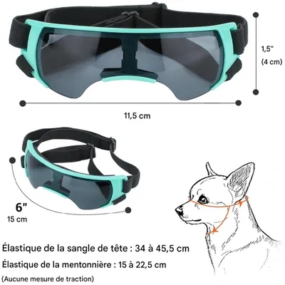 ZooVenture Lunettes de soleil pour petits chiens