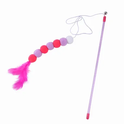 IntiMeg 14pcs Canne à pêche Teaser pour chat