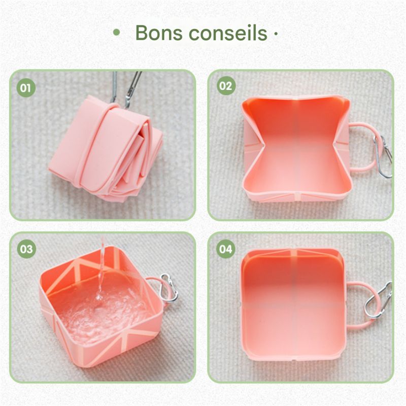 IntiMeg Bol pliable pour animaux de compagnie