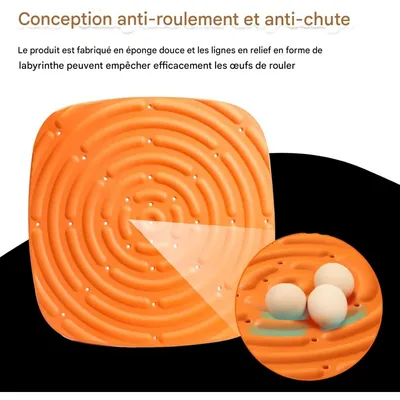 ZooVenture Ensemble de 8 tapis de nidification pour poulailler