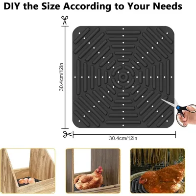 ZooVenture Ensemble de 4 coussins de nid pour poules