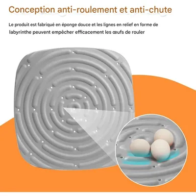 ZooVenture Ensemble de 8 tapis de nidification pour poulailler