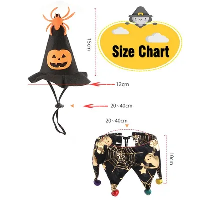 IntiMeg Hexenhut für Katzen zu Halloween IntiMeg Hexenhut für Katzen zu Halloween