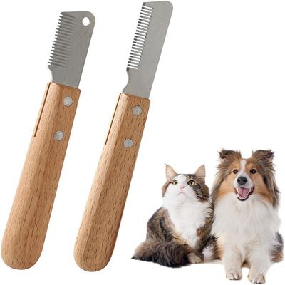 IntiMeg Ensemble de peignes à pincer pour chiens et chats