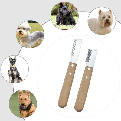 IntiMeg Ensemble de peignes à pincer pour chiens et chats