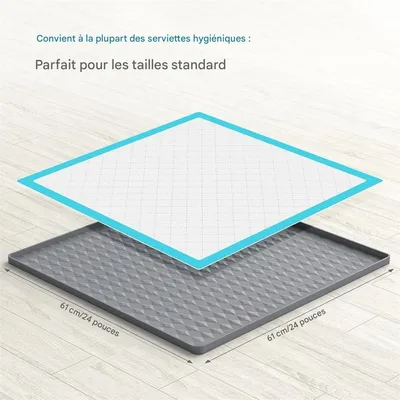 IntiMeg Tapis d'entraînement en silicone pour chiens et chats
