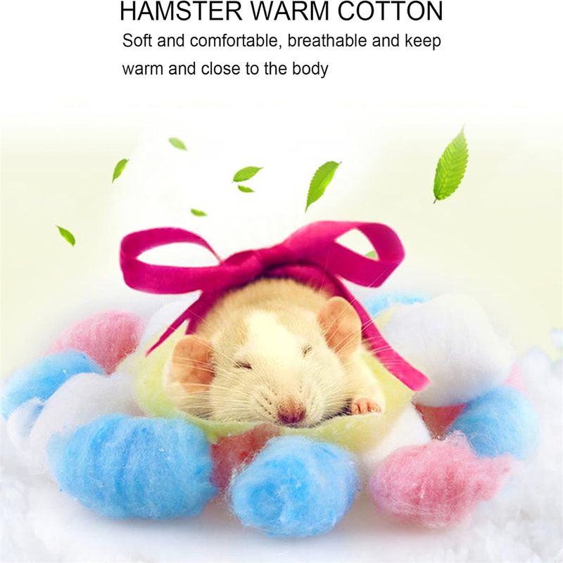 IntiMeg Boules de coton chaudes pour hamster