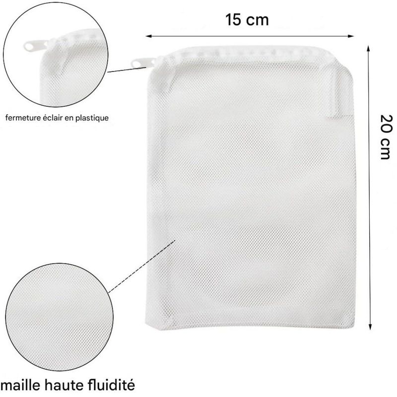ZooVenture Lot de 10 sacs de filtre pour aquarium