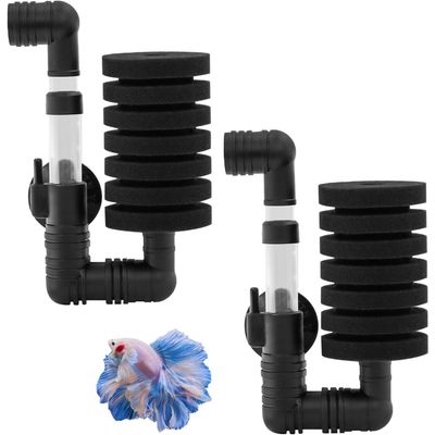 ZooVenture Lot de 2 filtres éponge pour aquarium