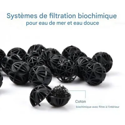 ZooVenture Lot de 100 balles filtrantes bio pour aquarium