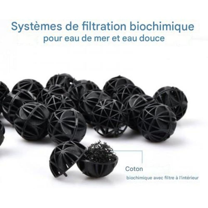 ZooVenture Lot de 100 balles filtrantes bio pour aquarium