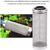ZooVenture Filtre en acier inoxydable pour aquarium
