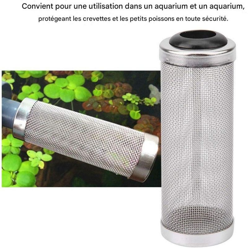 ZooVenture Filtre en acier inoxydable pour aquarium