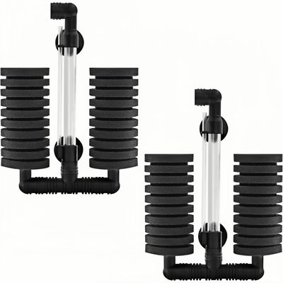 ZooVenture Lot de 2 filtres éponge pour aquarium