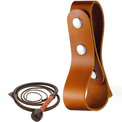 ZooVenture Étui à fouet en similicuir réglable pour hommes