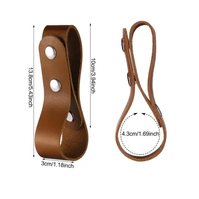 ZooVenture Étui à fouet en similicuir réglable pour hommes